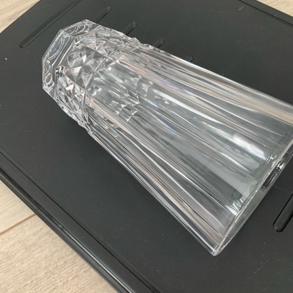 Val St. Lambert Belgium Crystal Vase Wide Neck High End Designer Decor 7 7/8” H - Picture 5 of 12